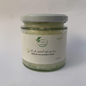 زيت جوز الهند المعصورة على البارد